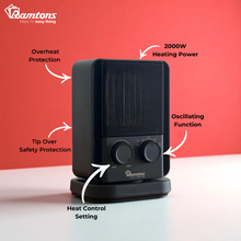 Ramtons Oscillating Fan Heater – RM/772 (view 3) — Kenya · WIMU Kitchen