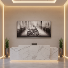 Motorcycle Printed/Oil Painting With Frame — Kenya · WIMU Kitchen