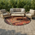 Oriental Weavers Isla Round Batik Tribal Geometric Rug, Indoor and Outdoor, 160cm or 200cm — WIMU Kitchen Nairobi