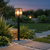 Aluminium Garden Bollard Light 800mm with E27 Holder - IP44 Floor-Mounted LL 22BL-12-08-BK — WIMU Kitchen Nairobi