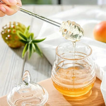250ml Glass Honey Dispenser with Dipper — Kenya · WIMU Kitchen