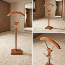 Wooden Valet Stand with Chrome Pants Bar & Curved Hanger Top — WIMU Kitchen Nairobi — Kenya · WIMU Kitchen