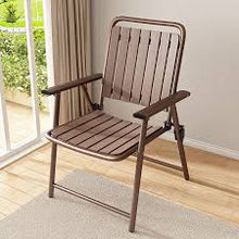 FC110 Metal Folding Chair with Armrests and Slat Design — view 3 — Kenya · WIMU Kitchen