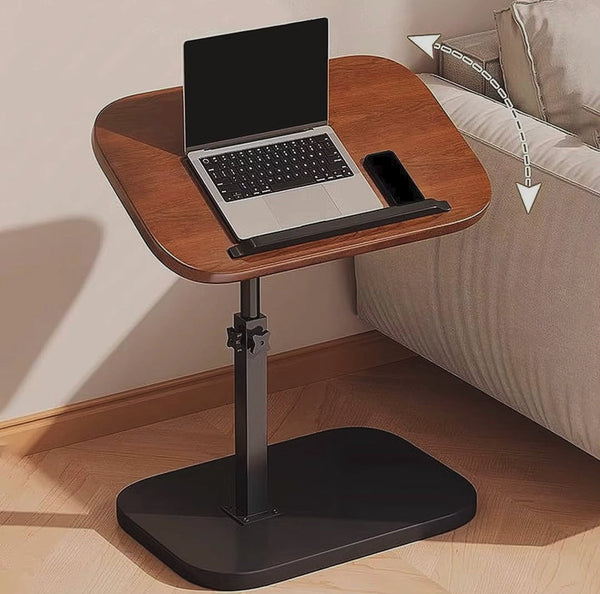 Adjustable Height Solid Wood Laptop and Coffee Table on Wheels — WIMU Kitchen Nairobi — Kenya · WIMU Kitchen Nairobi