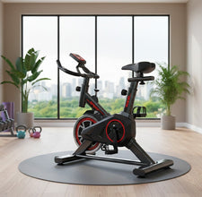 Portable Spin Bike with Workout Sensors, Adjustable Seat & Transport Wheels - Supports up to 100kg — WIMU Kitchen Nairobi — Kenya · WIMU Kitchen