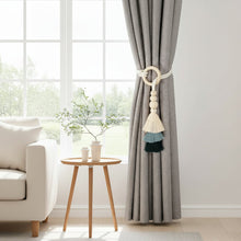 2 Piece Tassel Curtain Tiebacks with Wooden Beads — WIMU Kitchen Nairobi — Kenya · WIMU Kitchen