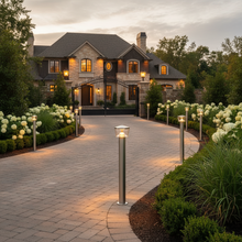 Anodized Aluminium Garden Light 9W LED - IP44 Corrosion-Resistant Surface Mounted LL 202P-0930-SS-WW — WIMU Kitchen Nairobi — Kenya · WIMU Kitchen