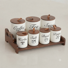 Luxury 8-Piece Canister Set with Display Tray (7 Canisters) — WIMU Kitchen Nairobi — Kenya · WIMU Kitchen