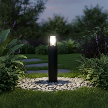 LED Garden Bollard Light 600mm with E27 Holder - IP44 Aluminium LL 508P-06-BK — WIMU Kitchen Nairobi — Kenya · WIMU Kitchen