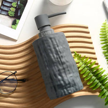 Stone Textured Soap Dispenser - Minimalist Refillable Pump Dispenser — WIMU Kitchen Nairobi — Kenya · WIMU Kitchen