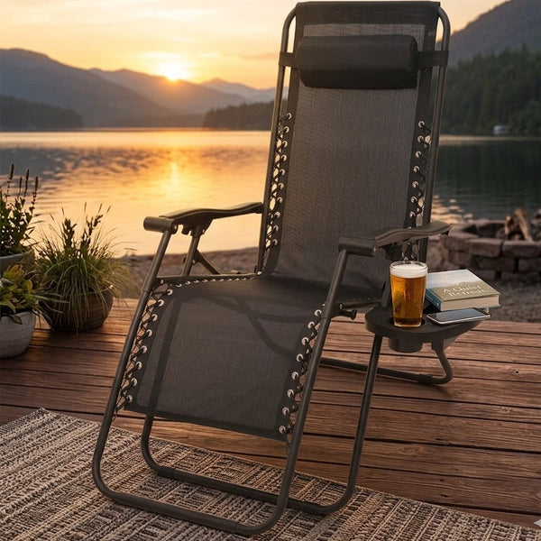 Adjustable Zero Gravity Recliner Folding Chair with Cup Holder — Kenya · WIMU Kitchen Nairobi