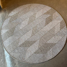 Oria Round Triangle Geometric Rug 160cm / 200cm — view 3 — Kenya · WIMU Kitchen