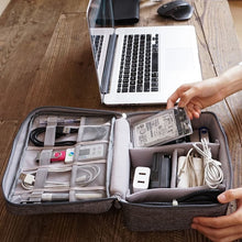 Cable & Electronics Organiser Bag 23 x 21cm — view 4 — Kenya · WIMU Kitchen