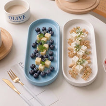 Minimalist Rectangular Ceramic Serving Platters, 1 or 2-Piece Set — WIMU Kitchen Nairobi — Kenya · WIMU Kitchen