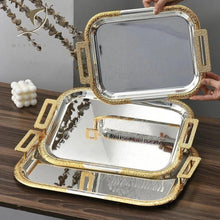 3-Piece Rectangular Stainless Steel Serving Tray Set — WIMU Kitchen Nairobi — Kenya · WIMU Kitchen