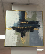 Abstract Oil Painting With Frame — Kenya · WIMU Kitchen
