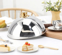 Stainless Dome Plate Cover (view 4) — Kenya · WIMU Kitchen