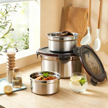 3 Piece 304 Stainless Steel Leakproof Lunch Box Set — WIMU Kitchen Nairobi — Kenya · WIMU Kitchen