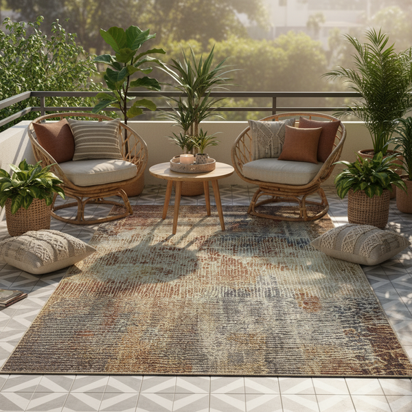 Oriental Weavers Isla Distressed Vintage Linear Indoor Outdoor Rug, 160x230cm or 200x290cm — WIMU Kitchen Nairobi — Kenya · WIMU Kitchen Nairobi