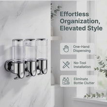 Wall-Mounted Multi-Chamber Soap & Shampoo Dispenser – Space-Saving Pump — WIMU Kitchen Nairobi — Kenya · WIMU Kitchen