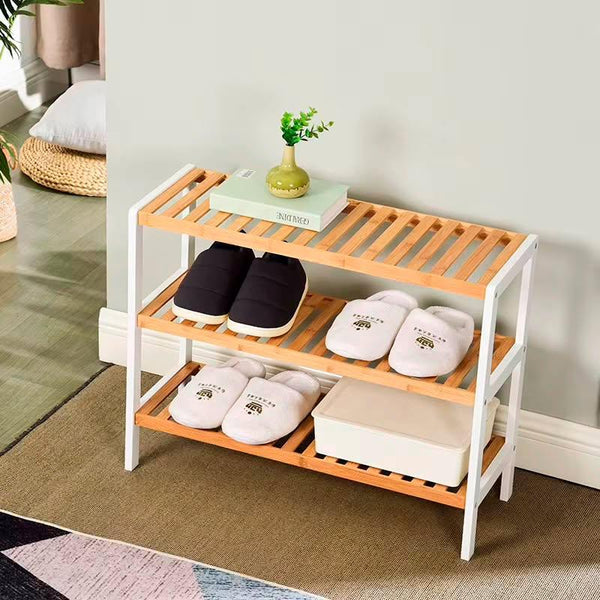 3 Layer Bamboo Entryway Shoe Rack 70 x 25 x 55cm — WIMU Kitchen Nairobi — Kenya · WIMU Kitchen Nairobi