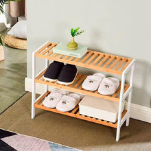 3 Layer Bamboo Entryway Shoe Rack 70 x 25 x 55cm — WIMU Kitchen Nairobi — Kenya · WIMU Kitchen