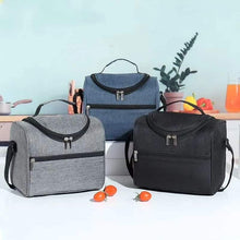 Square Thermal Lunch Bag – Oxford Insulated Bento Bag 24×17×21cm (Grey) — WIMU Kitchen Nairobi — Kenya · WIMU Kitchen