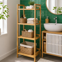 4 Tier Bamboo Bathroom Storage Rack, 110 x 34 x 33cm — WIMU Kitchen Nairobi — Kenya · WIMU Kitchen