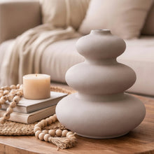 Stone Petal Vase - Sculptural Decor Accent For Shelves & Tabletops — WIMU Kitchen Nairobi — Kenya · WIMU Kitchen