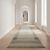 Oriental Weavers Kemet Striped Corridor Runner Rug in Grey and Beige with Fringe, 3m or 4m — WIMU Kitchen Nairobi