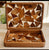2 Piece Wood Mosaic Serving Tray Set - Acacia Frame with Resin-Sealed Inlay — WIMU Kitchen Nairobi