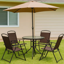 6 Piece Bistro Set with 4 Chairs, Glass Table and Umbrella — WIMU Kitchen Nairobi — Kenya · WIMU Kitchen
