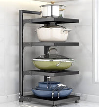 Multi-Tier Pot Storage Rack – Kitchen Organiser for Pots, Pans & Lids — WIMU Kitchen Nairobi — Kenya · WIMU Kitchen