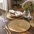 6 Piece Natural Woven Jute-Look Table Mats, 38cm — WIMU Kitchen Nairobi