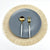 Non-Slip Woven Round Placemats – Set of 6