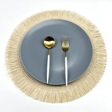 Non-Slip Woven Round Placemats – Set of 6 — Kenya · WIMU Kitchen