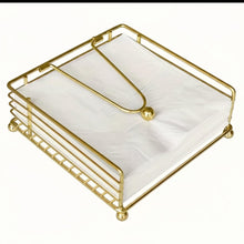 Metallic Serviette Holder, Gold or Black - Nairobi — view 4 — Kenya · WIMU Kitchen