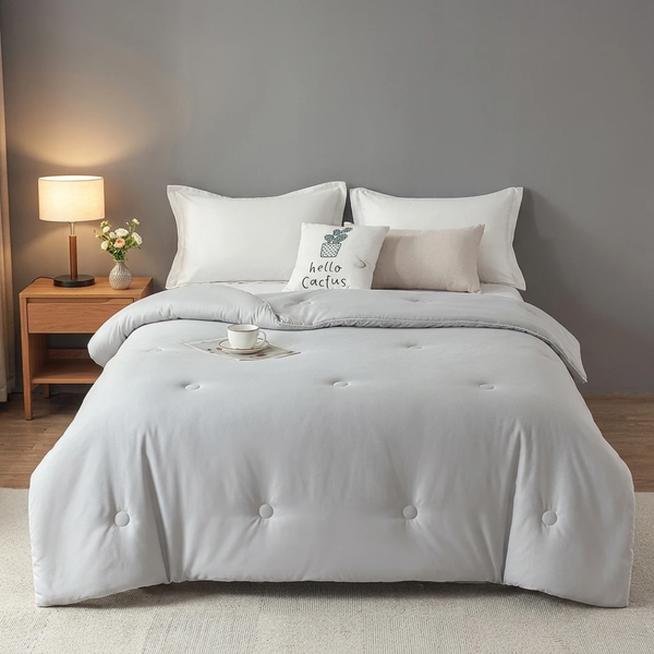 Soya Bean Fibre Duvet – Lightweight All-Season Duvet (6×6 & 7×8, Grey/Cream) — WIMU Kitchen Nairobi — Kenya · WIMU Kitchen Nairobi