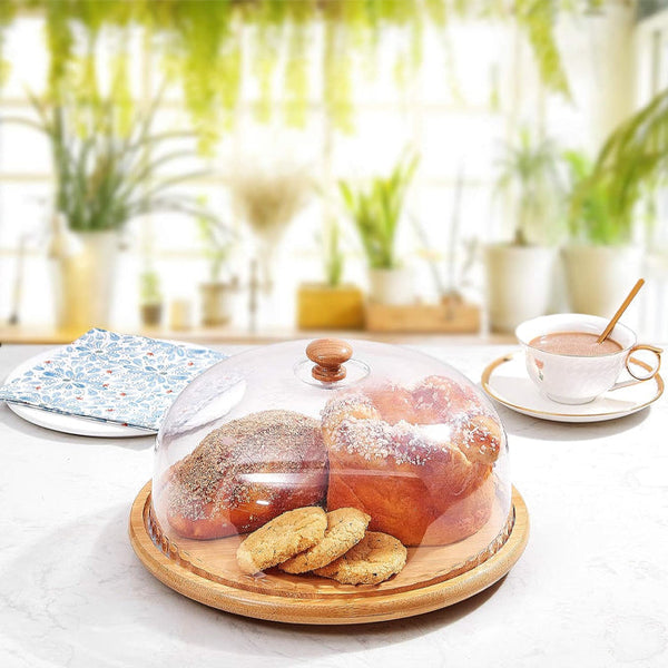 Fruit Stand with Clear Acrylic Dome Cover - Covered Display for Fruit and Pastries — WIMU Kitchen Nairobi — Kenya · WIMU Kitchen Nairobi