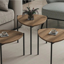 3 Piece Nesting Coffee Table Set - Triangular Fan-Shaped Space-Saving Tables — WIMU Kitchen Nairobi — Kenya · WIMU Kitchen