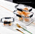 Airtight Acrylic Food Storage Containers with 4-Side Locking Lids — WIMU Kitchen Nairobi