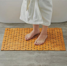 Bamboo Shower Step Mat 60 x 90cm, Slatted Drainage — view 2 — Kenya · WIMU Kitchen