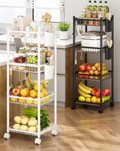 4-Tier Rolling Storage Trolley in Black or White — WIMU Kitchen Nairobi — Kenya · WIMU Kitchen