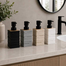 Stacked Design Soap Dispenser - Modern Layered Pump Dispenser in Hard Plastic — WIMU Kitchen Nairobi — Kenya · WIMU Kitchen