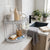 2 Tier Corner Storage Rack, Black or White — WIMU Kitchen Nairobi