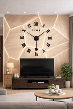 3D Large Roman Numeral Acrylic Wall Clock with Pendulum — Kenya · WIMU Kitchen