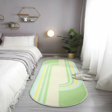 Oval Plush Bedside Mat – Soft Cushioned Rug for Bedroom & Living Room — WIMU Kitchen Nairobi — Kenya · WIMU Kitchen