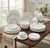 36 Piece Pearl Rim White Dinnerware Set - Beaded Porcelain Service for Six — WIMU Kitchen Nairobi