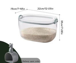 Acrylic Rice & Cereal Airtight Storage Containers — Kenya · WIMU Kitchen