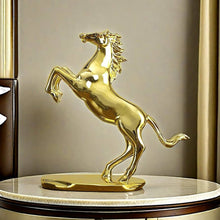 Golden Rearing Horse Statue - Mirror Gold Resin Sculpture for Home & Office Décor — WIMU Kitchen Nairobi — Kenya · WIMU Kitchen